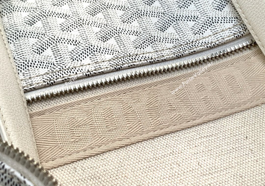 Goyard Barrel 40 Sports Bag White 2025 GY020248 (ZHANG-250121072)