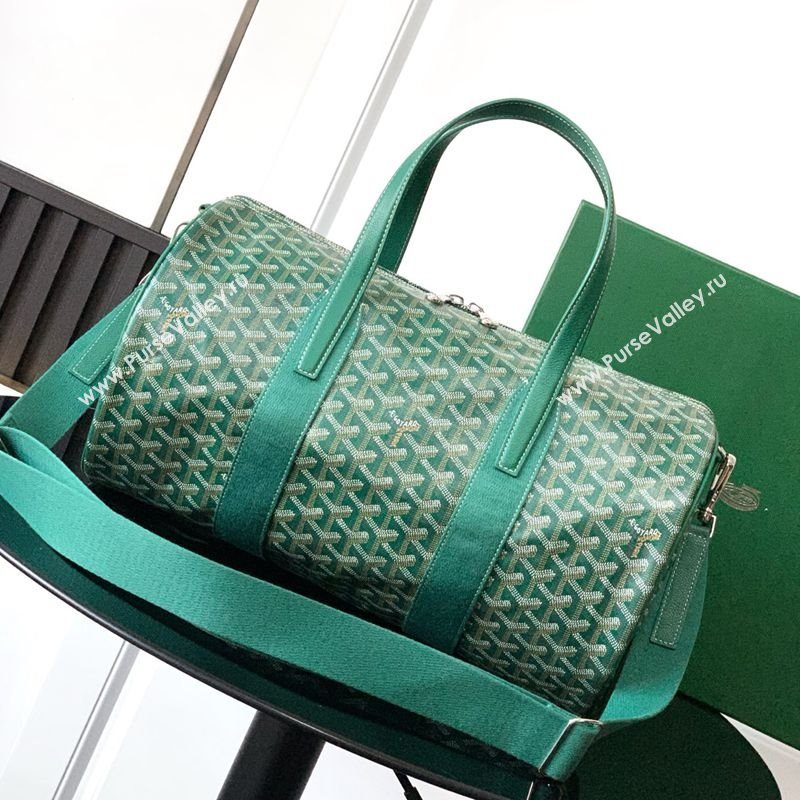 Goyard Barrel 40 Sports Bag Green 2025 GY020248 (ZHANG-250121073)