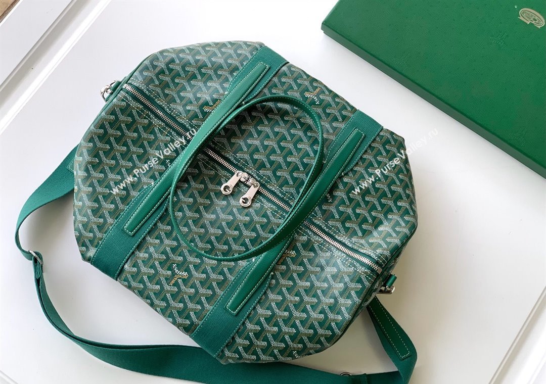 Goyard Barrel 40 Sports Bag Green 2025 GY020248 (ZHANG-250121073)