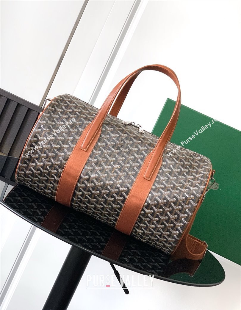 Goyard Barrel 40 Sports Bag Brown 2025 GY020248 (ZHANG-250121074)