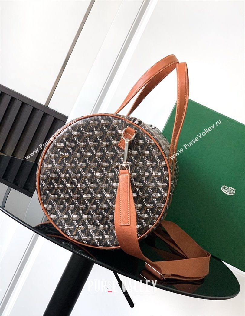 Goyard Barrel 40 Sports Bag Brown 2025 GY020248 (ZHANG-250121074)