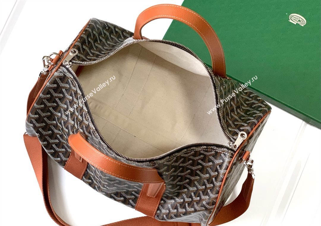 Goyard Barrel 40 Sports Bag Brown 2025 GY020248 (ZHANG-250121074)
