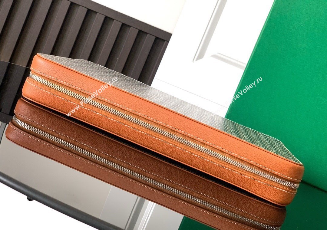 Goyard Compagnon Universel A4 Business Bag Brown 2025 GY8065 (ZHANG-250121057)