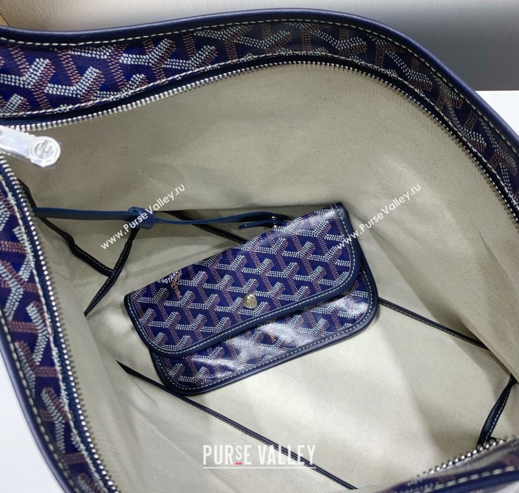 Goyard Boheme Hobo Bag Navy Blue 2024 GY8120 (ZHANG-250121110)