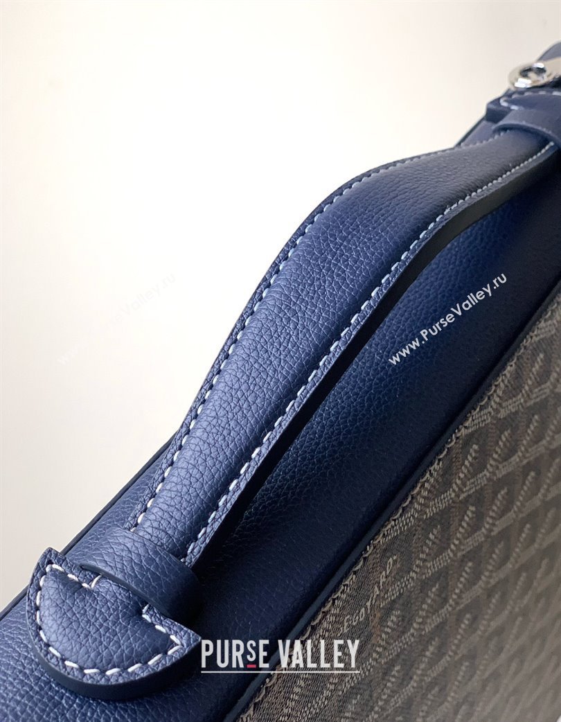 Goyard Compagnon Universel A4 Business Bag Navy Blue 2025 GY8065 (ZHANG-250121058)