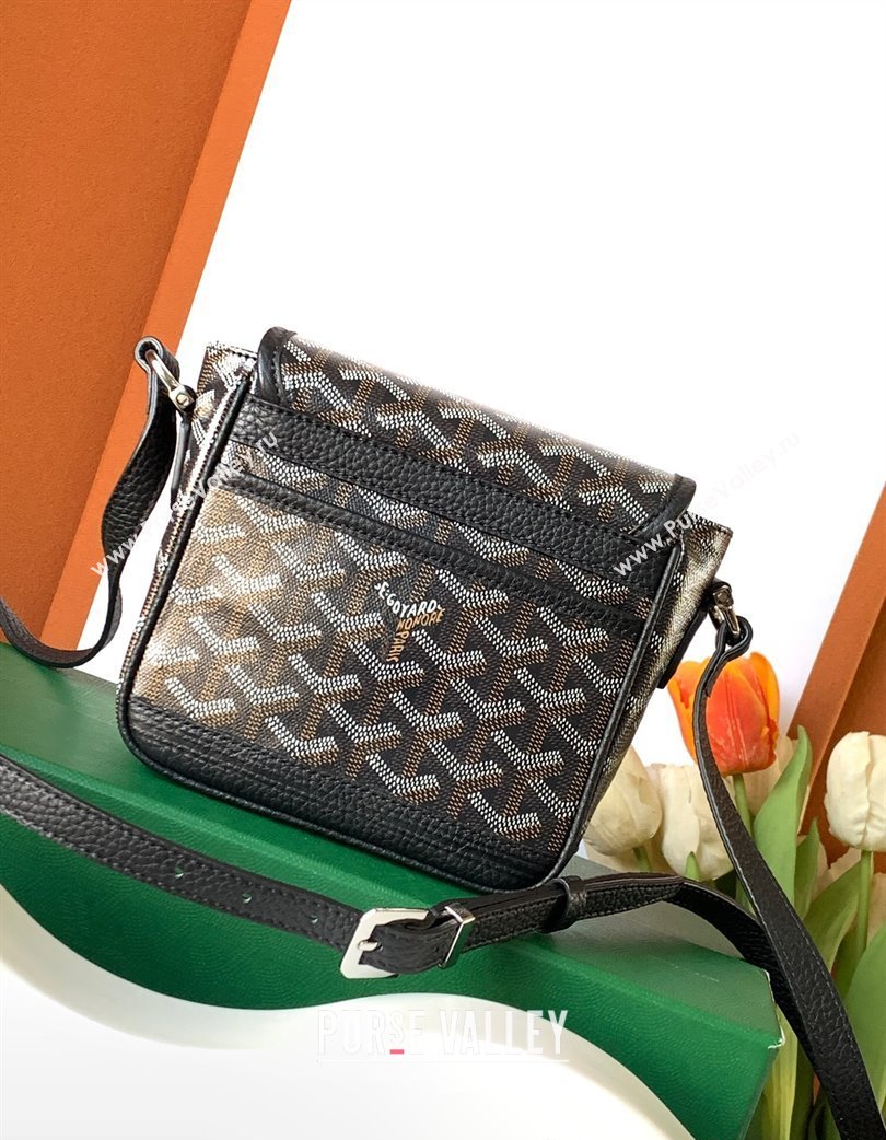 Goyard Vintage Mini Crossbody Bag Black 2025 GY8816 (ZHANG-250121084)