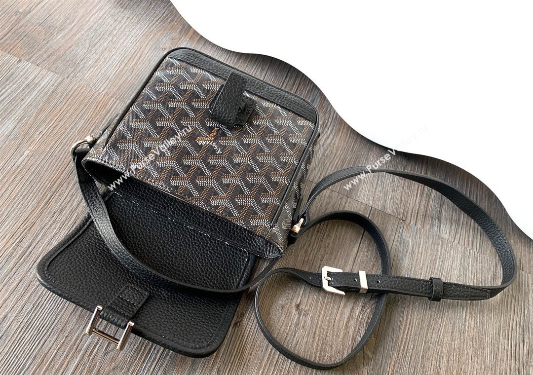 Goyard Vintage Mini Crossbody Bag Black 2025 GY8816 (ZHANG-250121084)