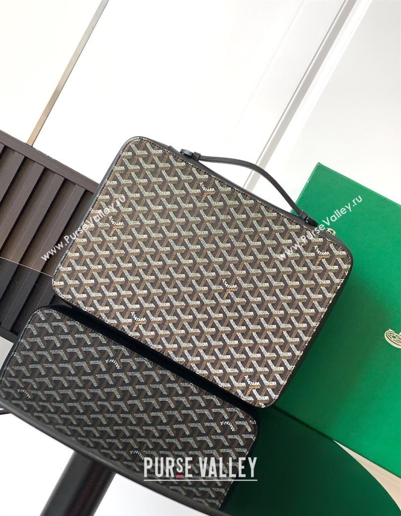 Goyard Compagnon Universel A4 Business Bag Black 2025 GY8065 (ZHANG-250121059)