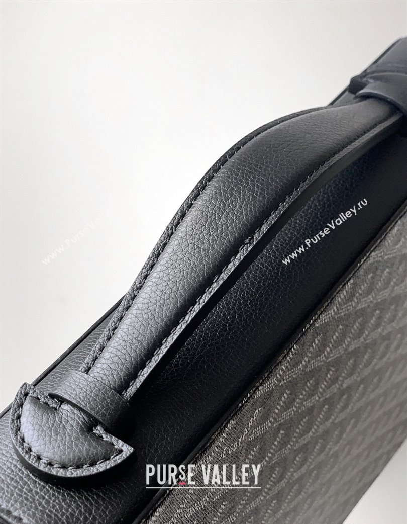 Goyard Compagnon Universel A4 Business Bag Black 2025 GY8065 (ZHANG-250121059)