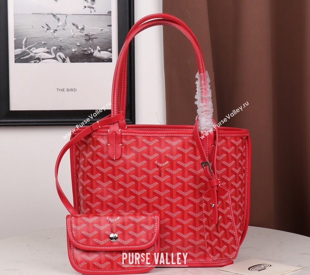 Goyard Anjou Mini Tote Bag Red 2025 GY2320 (ZHANG-250121094)