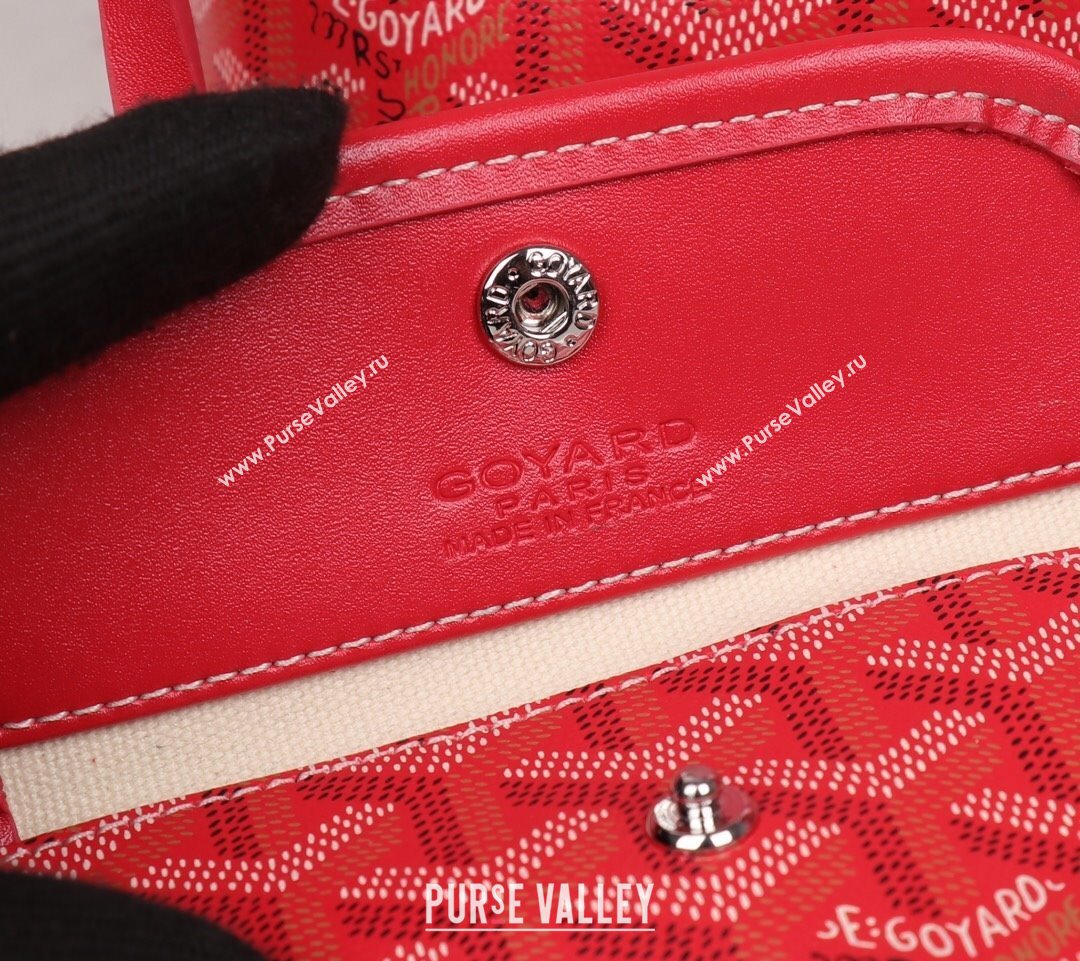 Goyard Anjou Mini Tote Bag Red 2025 GY2320 (ZHANG-250121094)