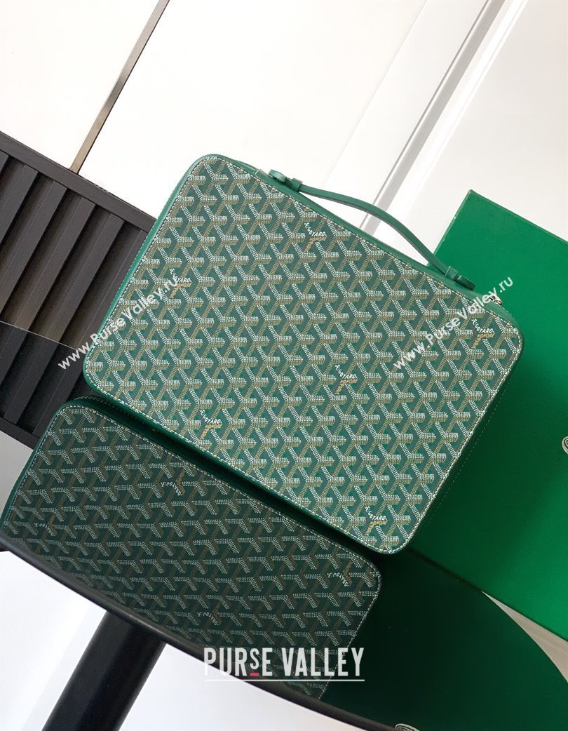 Goyard Compagnon Universel A4 Business Bag Green 2025 GY8065 (ZHANG-250121056)