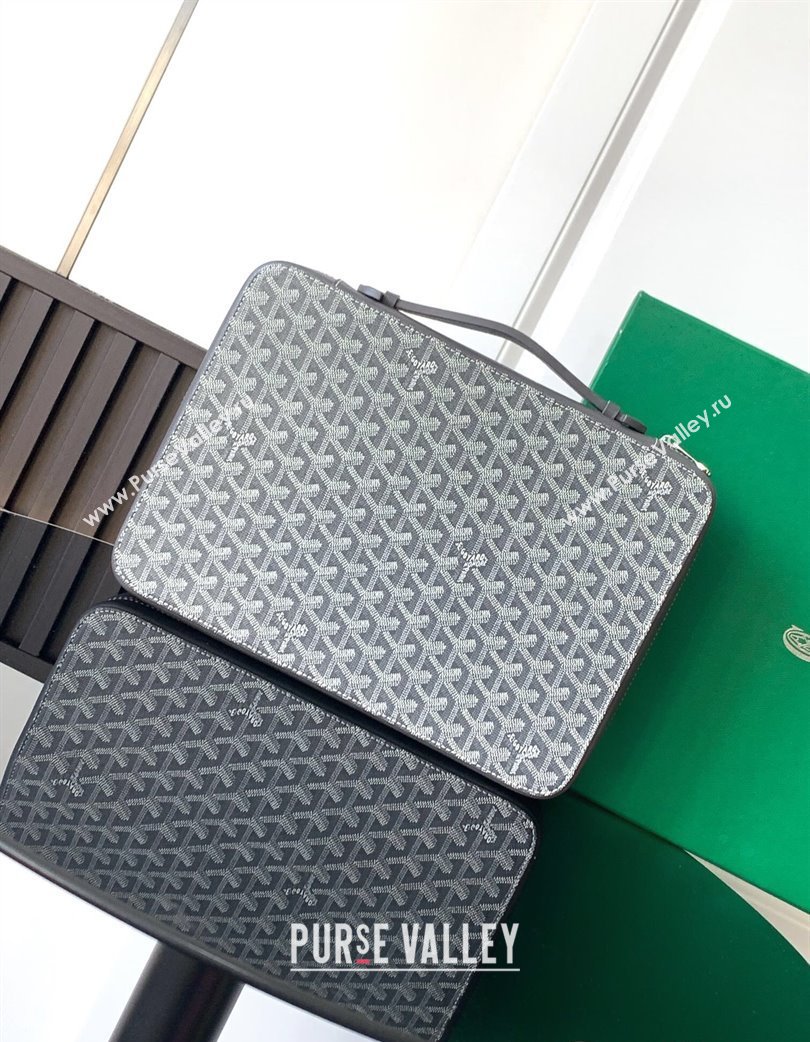 Goyard Compagnon Universel A4 Business Bag Grey 2025 GY8065 (ZHANG-250121060)