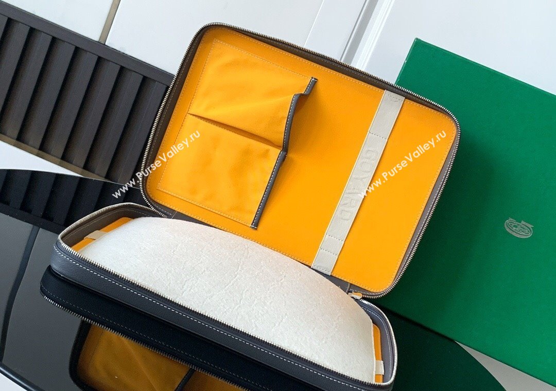 Goyard Compagnon Universel A4 Business Bag Grey 2025 GY8065 (ZHANG-250121060)