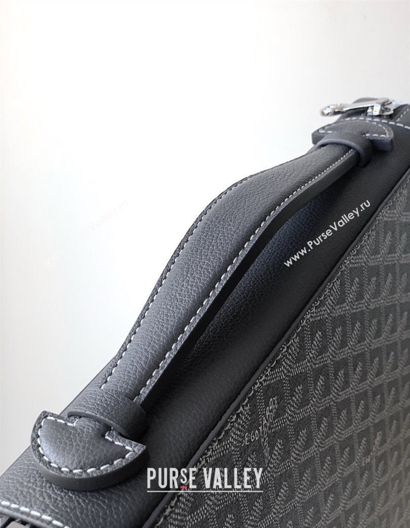 Goyard Compagnon Universel A4 Business Bag Grey 2025 GY8065 (ZHANG-250121060)