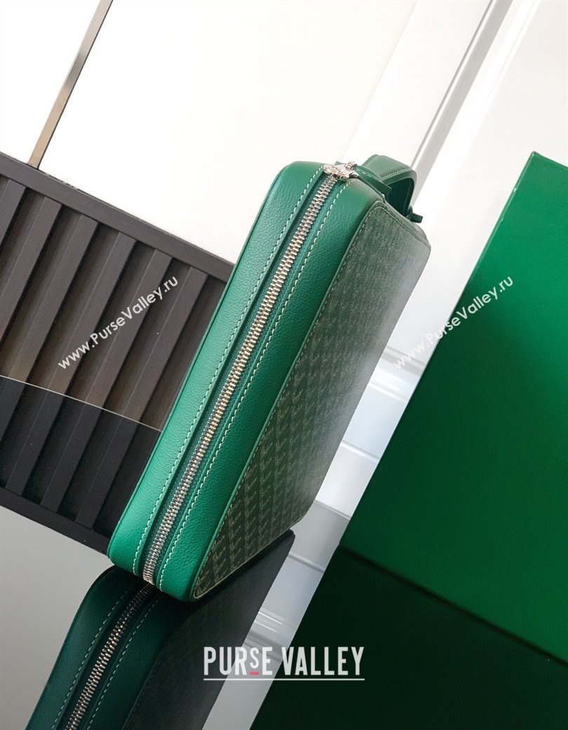 Goyard Compagnon Universel A4 Business Bag Green 2025 GY8065 (ZHANG-250121056)