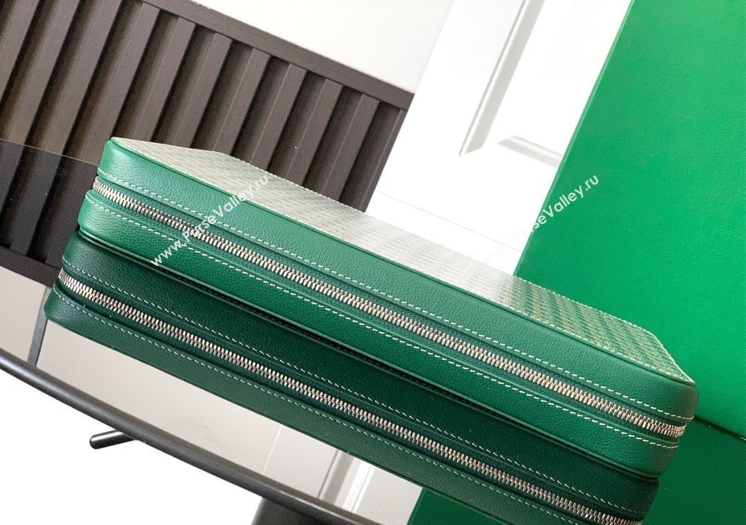 Goyard Compagnon Universel A4 Business Bag Green 2025 GY8065 (ZHANG-250121056)