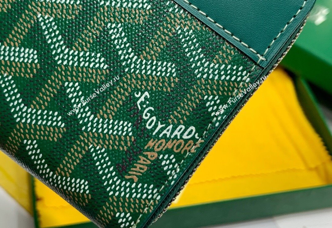 Goyard Matignon Zip Long GM Wallet Green 2025 8509 (ZHANG-250408004)