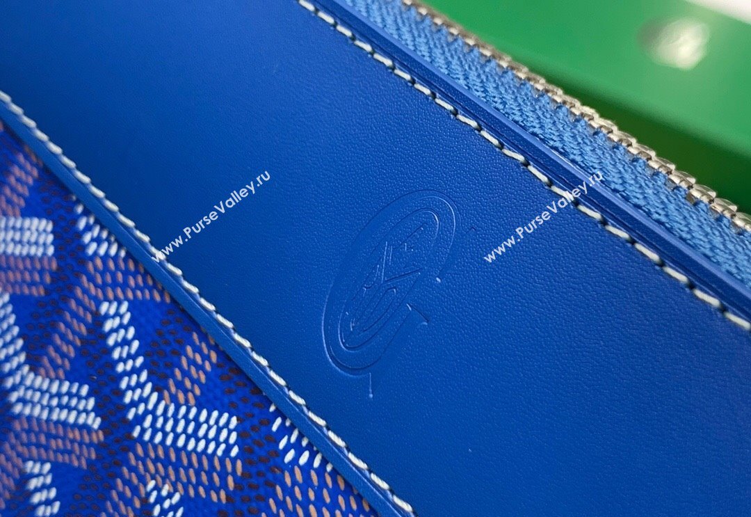 Goyard Matignon Zip Long GM Wallet Sky Blue 2025 8509 (ZHANG-250408006)