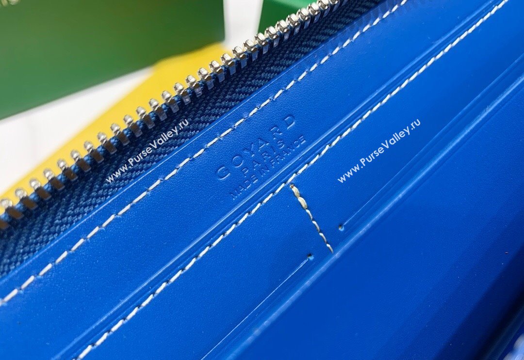 Goyard Matignon Zip Long GM Wallet Sky Blue 2025 8509 (ZHANG-250408006)