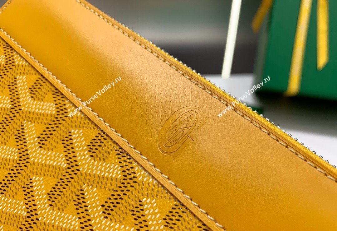 Goyard Matignon Zip Long GM Wallet Yellow 2025 8509 (ZHANG-250408007)