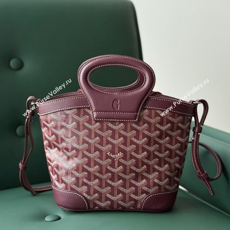 Goyard Beluga Mini bag Dark Burgundy 2025 020189 (ZHANG-250626092)