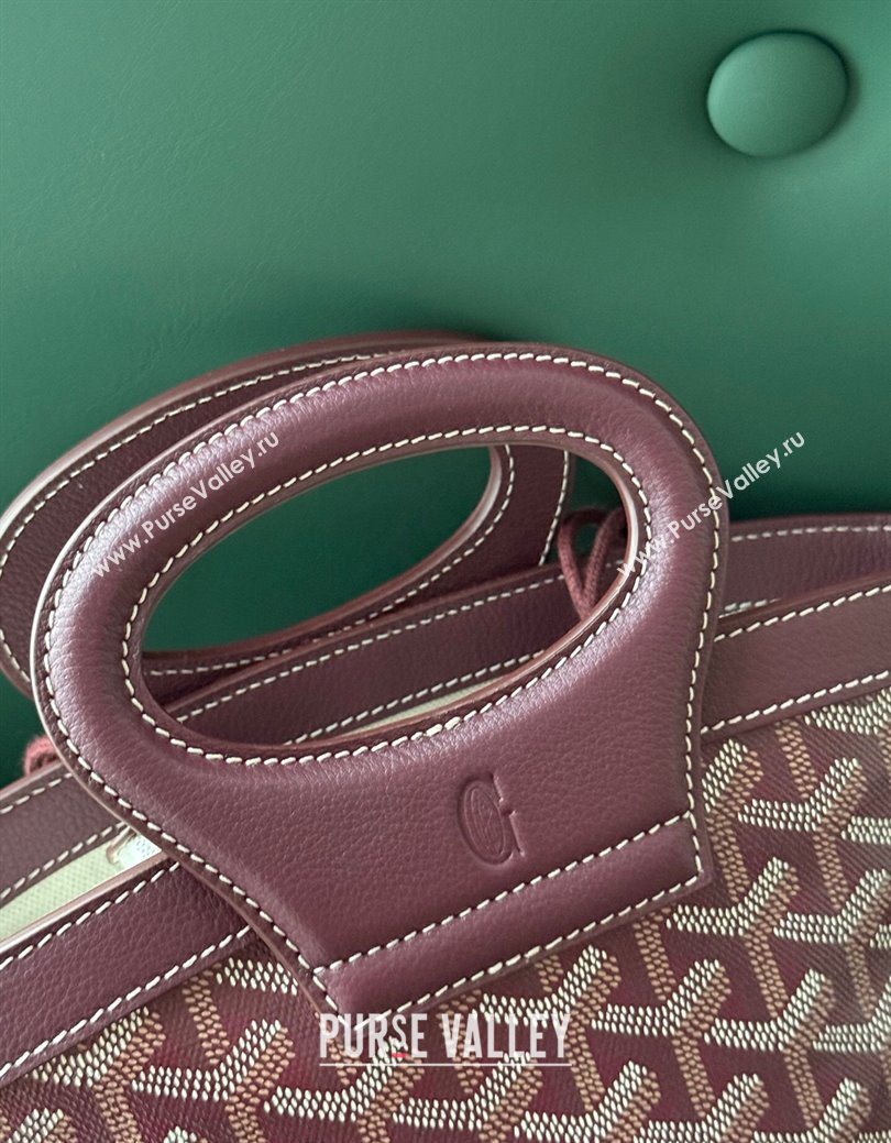 Goyard Beluga Mini bag Dark Burgundy 2025 020189 (ZHANG-250626092)