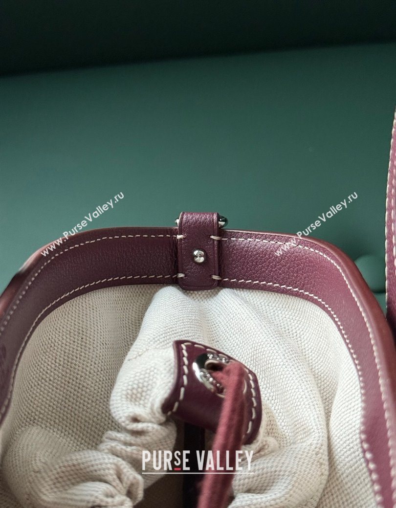 Goyard Beluga Mini bag Dark Burgundy 2025 020189 (ZHANG-250626092)