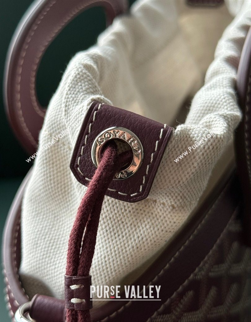 Goyard Beluga Mini bag Dark Burgundy 2025 020189 (ZHANG-250626092)