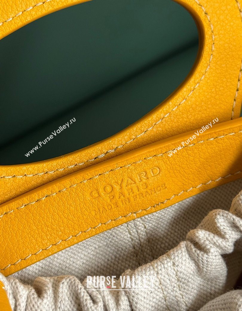 Goyard Beluga Mini bag Yellow 2025 020189 (ZHANG-250626093)