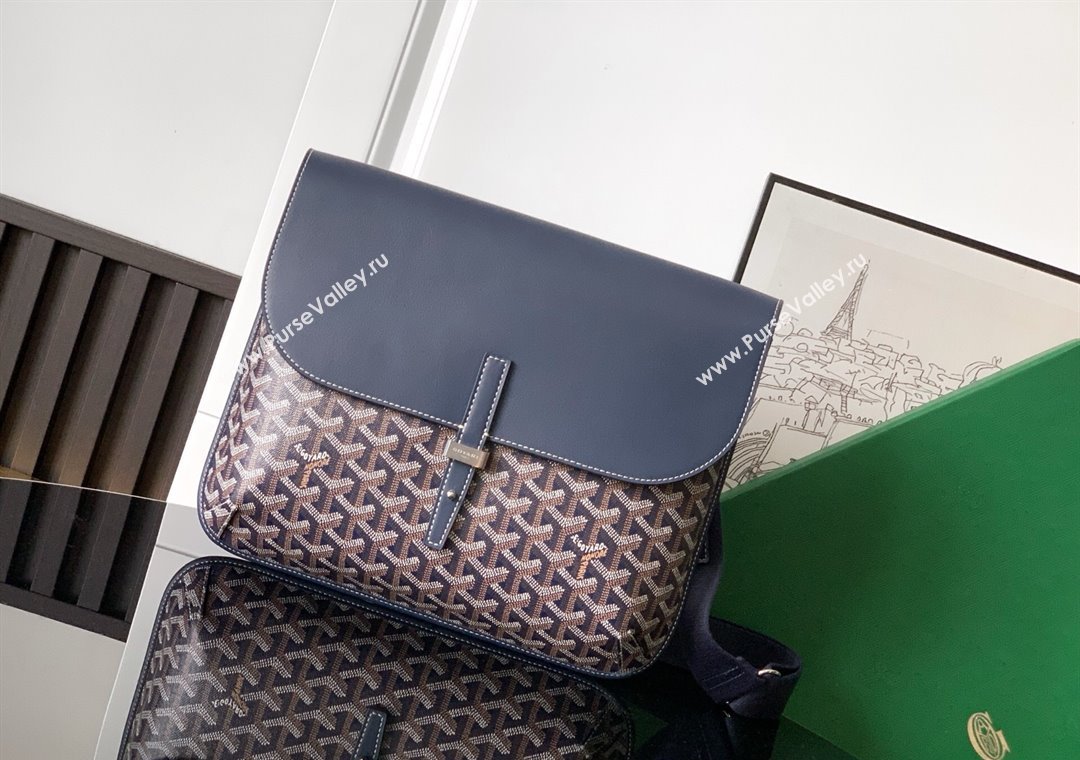 Goyard Coursier Messenger bag Navy Blue 2025 8069 (ZHANG-250805043)