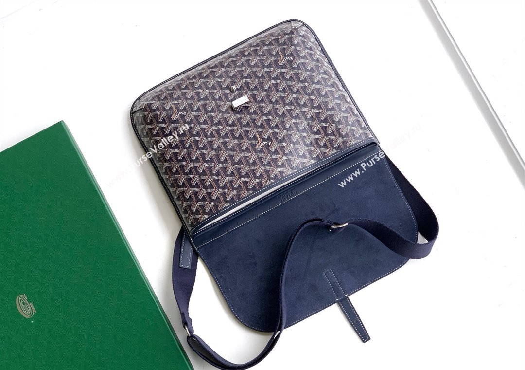 Goyard Coursier Messenger bag Navy Blue 2025 8069 (ZHANG-250805043)