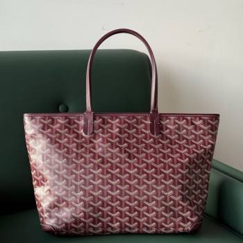 Goyard Artois PM Tote bag with Zipper Dark Burgundy 2025 00320 (ZHANG-250805033)