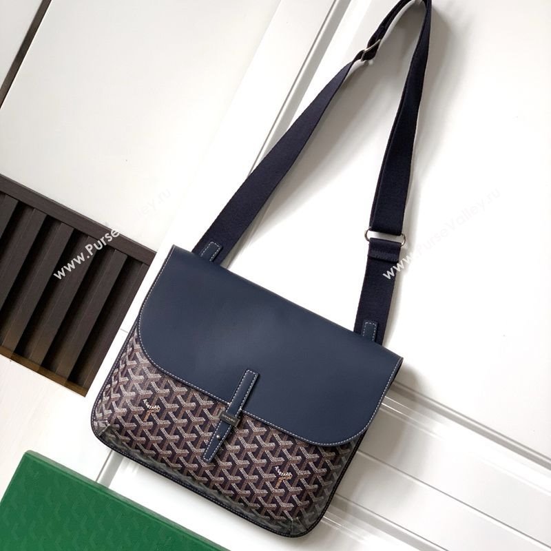Goyard Coursier Messenger bag Navy Blue 2025 8069 (ZHANG-250805043)