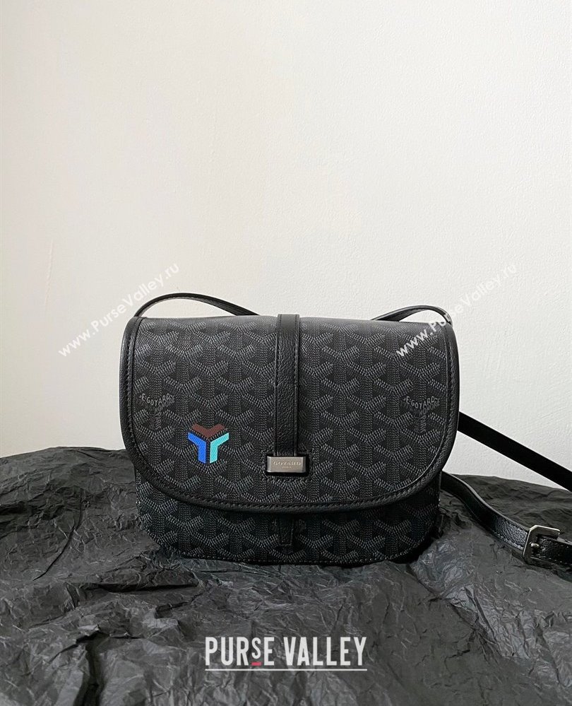 Goyard Mens Belvedere PM Crossbody Bag Black 2025 0805 (BI-250805045)