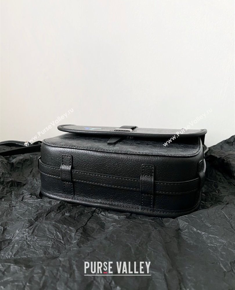 Goyard Mens Belvedere PM Crossbody Bag Black 2025 0805 (BI-250805045)