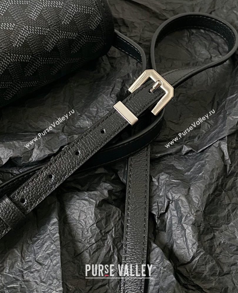 Goyard Mens Belvedere PM Crossbody Bag Black 2025 0805 (BI-250805045)