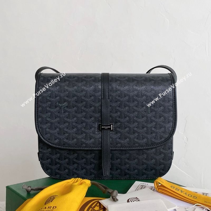 Goyard Mens Belvedere MM Crossbody Bag Black2 2025 0805 (BI-250805046)
