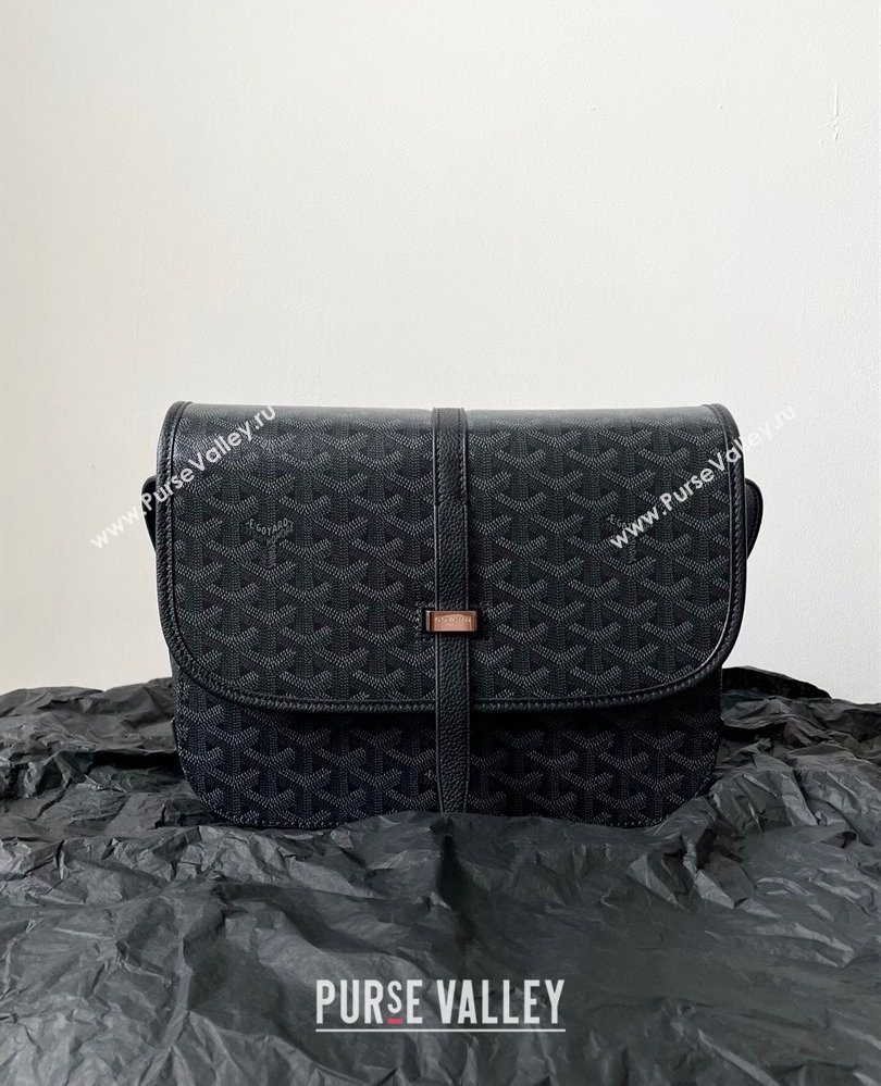 Goyard Mens Belvedere MM Crossbody Bag Black2 2025 0805 (BI-250805046)