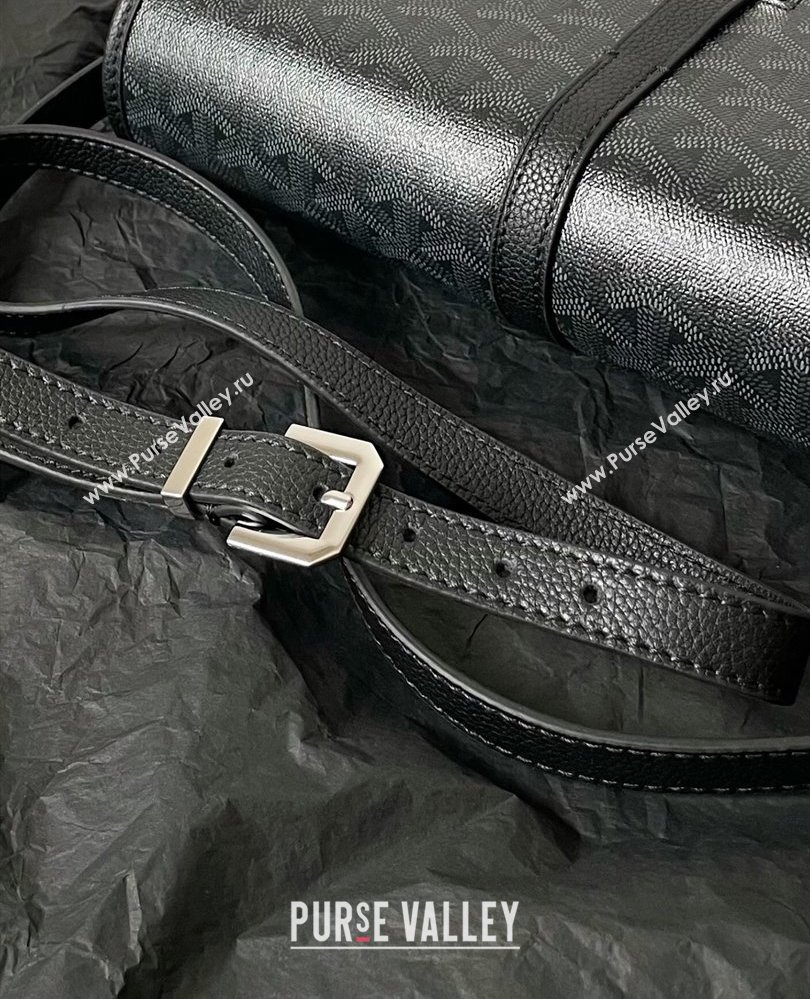 Goyard Mens Belvedere MM Crossbody Bag Black2 2025 0805 (BI-250805046)