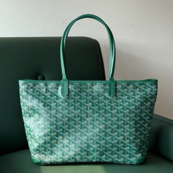 Goyard Artois PM Tote bag with Zipper Green 2025 00320 (ZHANG-250805034)