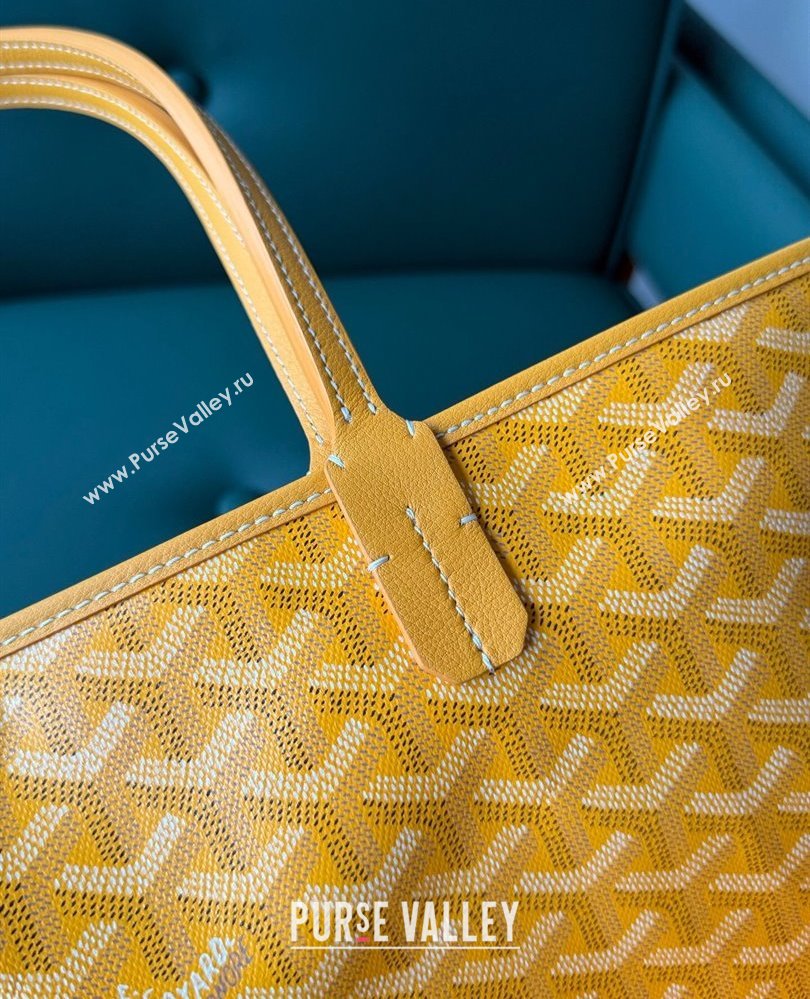 Goyard Artois PM Tote bag with Zipper Yellow 2025 00320 (ZHANG-250805032)