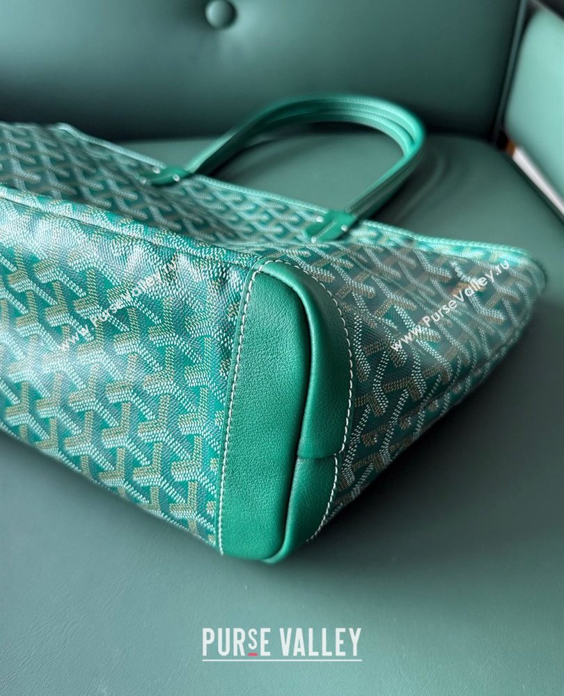 Goyard Artois PM Tote bag with Zipper Green 2025 00320 (ZHANG-250805034)