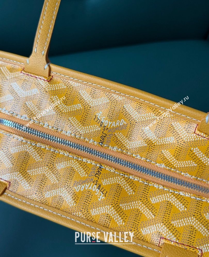 Goyard Artois PM Tote bag with Zipper Yellow 2025 00320 (ZHANG-250805032)
