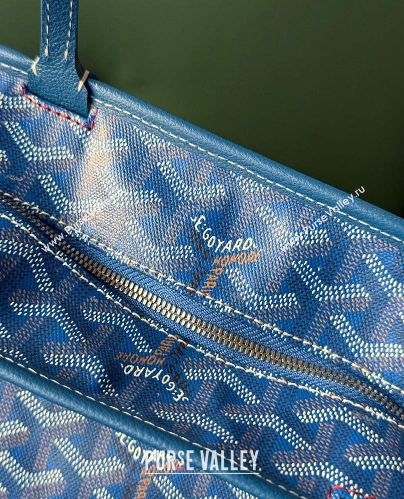 Goyard Artois PM Tote bag with Zipper Sky Blue 2025 00320 (ZHANG-250805036)
