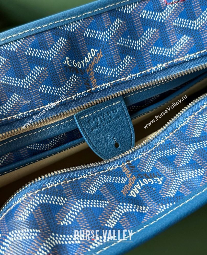 Goyard Artois PM Tote bag with Zipper Sky Blue 2025 00320 (ZHANG-250805036)