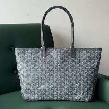 Goyard Artois PM Tote bag with Zipper Grey 2025 00320 (ZHANG-250805037)