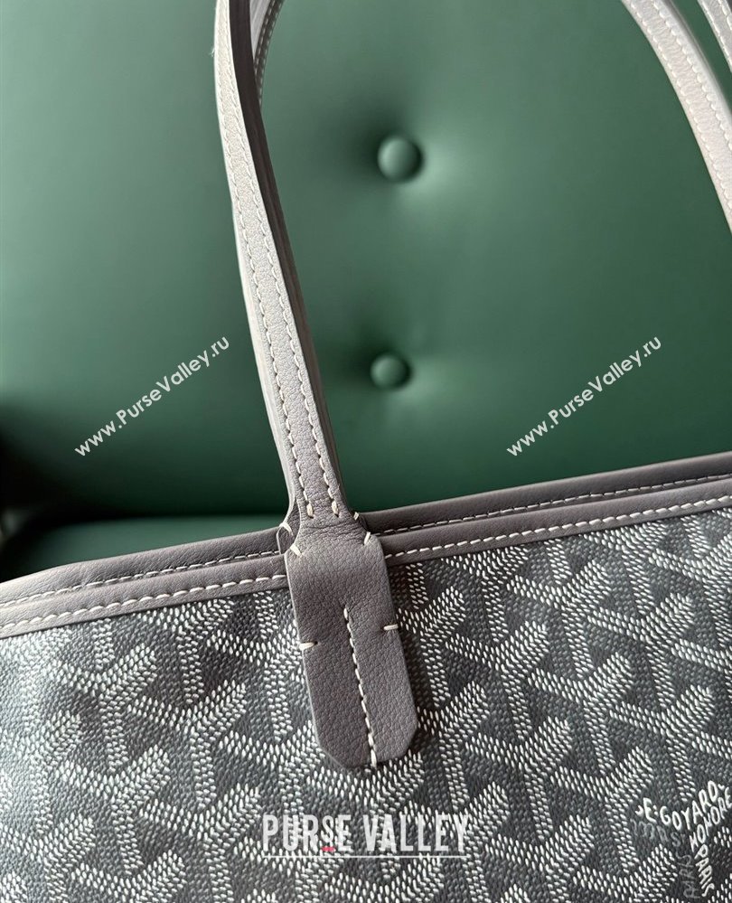 Goyard Artois PM Tote bag with Zipper Grey 2025 00320 (ZHANG-250805037)