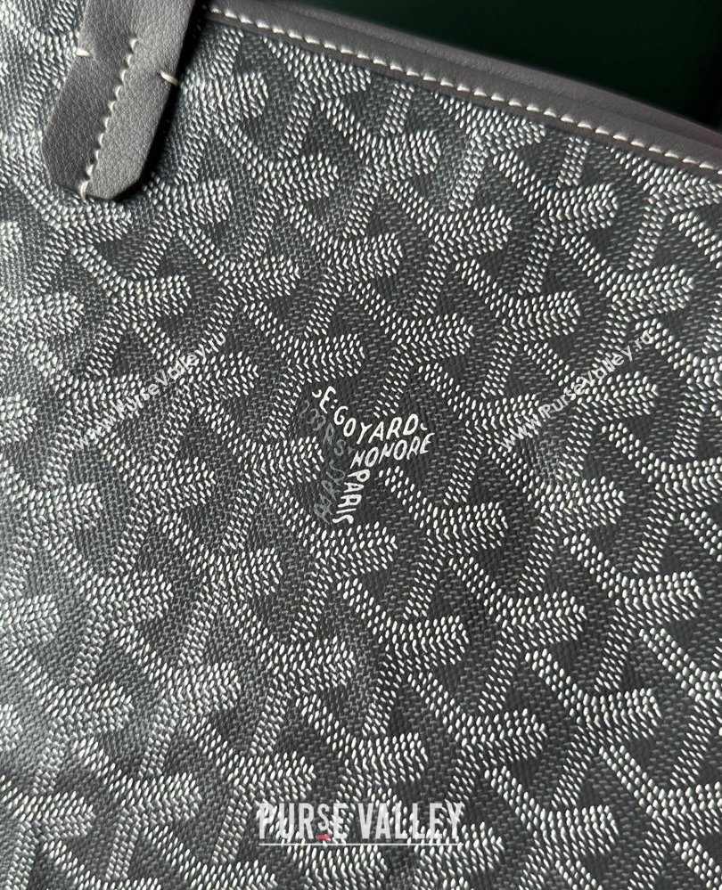 Goyard Artois PM Tote bag with Zipper Grey 2025 00320 (ZHANG-250805037)