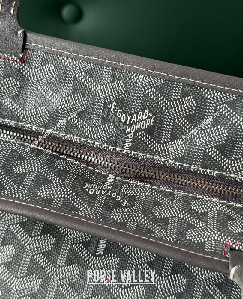 Goyard Artois PM Tote bag with Zipper Grey 2025 00320 (ZHANG-250805037)